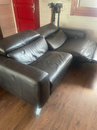 Sofá Eléctrico Piel Natuzzi Marrón