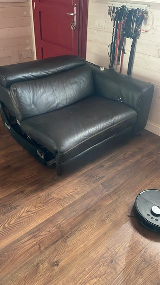 Sofá Eléctrico Piel Natuzzi Marrón