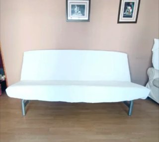Sofá Cama Blanco, poco uso