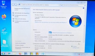 Mini Portátil Acer Windows 7