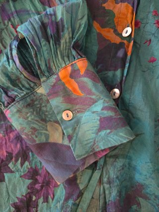 Camicia fantasia voille donna in voille elegante a