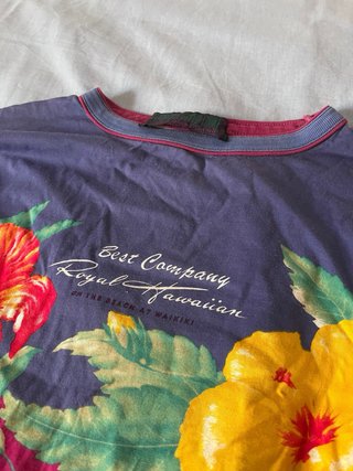 Camiseta hawaiana vintage Royal Hawaiian talla M