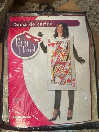 Disfraz Dama de Cartas Reina Corazones