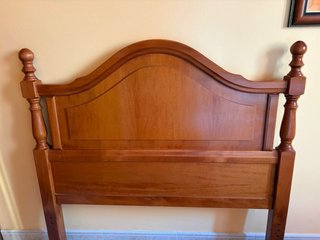 2 Cabeceros Cama Madera Maciza 90cm.