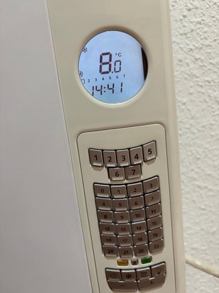 Radiador eléctrico blanco