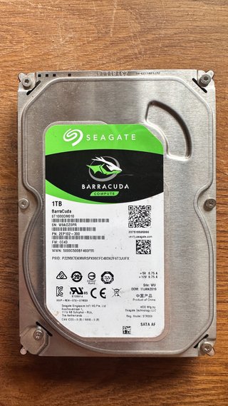 Disco Duro Seagate 1TB BarraCuda