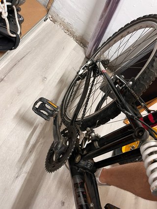 Bicicleta con amortiguación