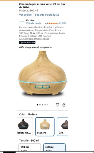 Cecotec Humidificador Ultrasónico Aro