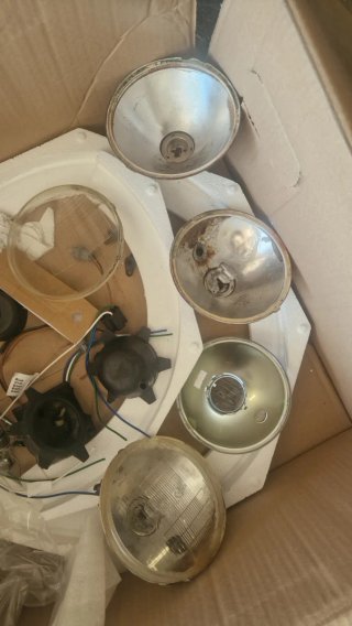 Faros y aletines citroen visa GTI