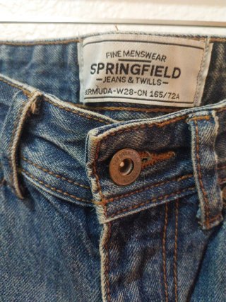 Pantalón Vaquero Springfield Azul