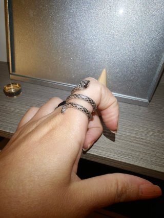 Anillo Serpiente Ajustable