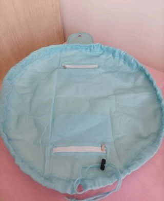 Pochette morbida colore azzurro