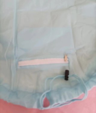 Pochette morbida colore azzurro