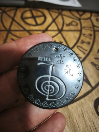 Amuleto Ganesha Om Reiki Cho Ku Rei