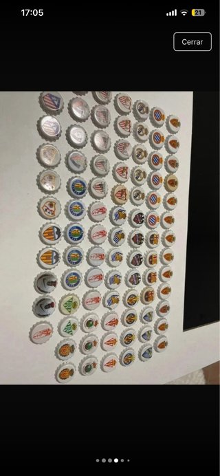 89 Chapas de Fútbol La Liga Grefusa