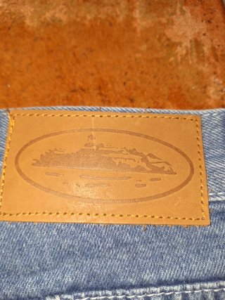 Pantalón Vaquero Corto Corteiz Azul Oscuro Talla S