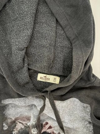 Sudadera Hollister Gris Talla M