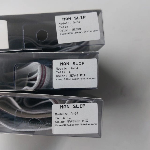 Pack 3 slips Complicity algodón Talla L