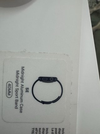 Apple Watch SE 40mm Aluminio Medianoche
