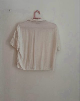 Camiseta blanca de manga corta