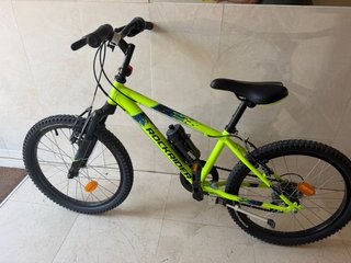 Bicicleta Rockrider 20 niño poco uso