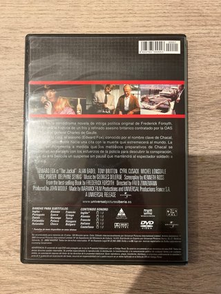 DVD El Chacal - Colección Cine de Acción