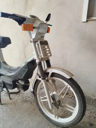 Puch Maxi Moped Eléctrico Blanco