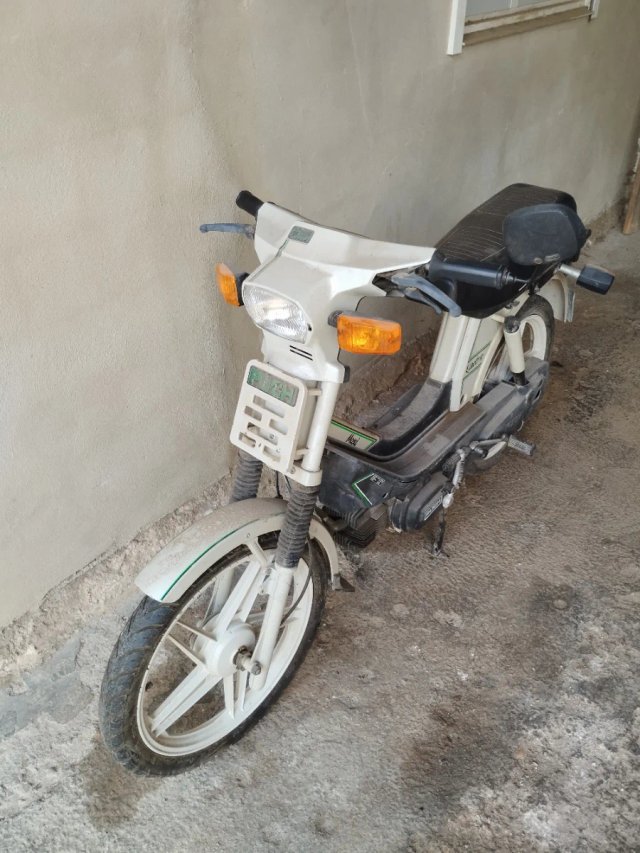 Puch Maxi Moped Eléctrico Blanco