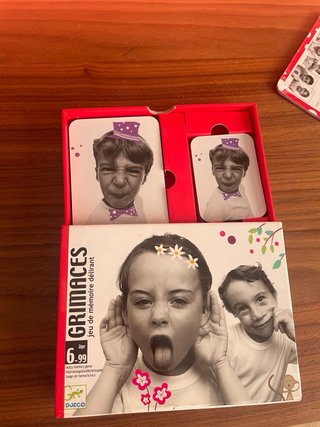 Juego Djeco Grimaces - Juego de memoria