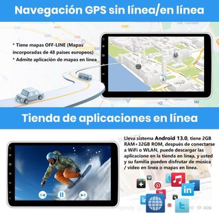 NUEVO! (110€) Radio Coche Android 13.0