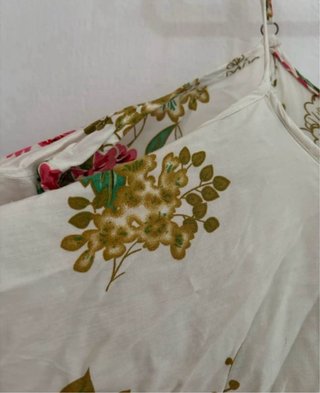 Vestido largo estampado floral
