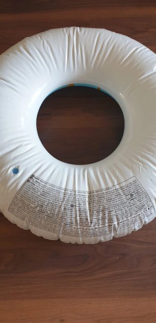 Flotador inflable con asas para piscina