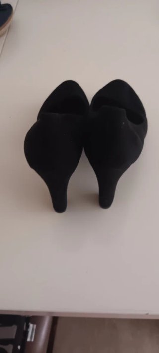 Zapatos de tacón ancho negros