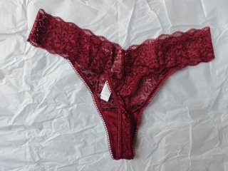 Conjunto Lencero de Encaje Rojo Burdeos Tezenis