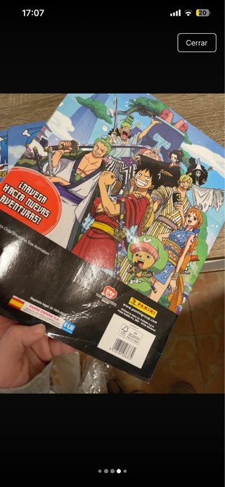 Pack 3 Álbumes Panini One Piece Stickers