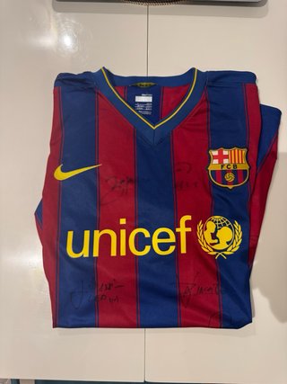 Camiseta FC Barcelona 2010/11 firmada Leo Messi