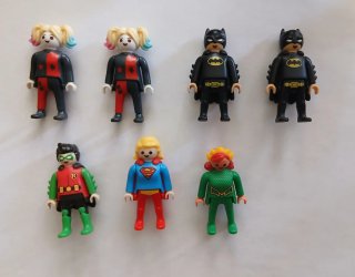 Figuras Playmóbil Superhéroes Kinder