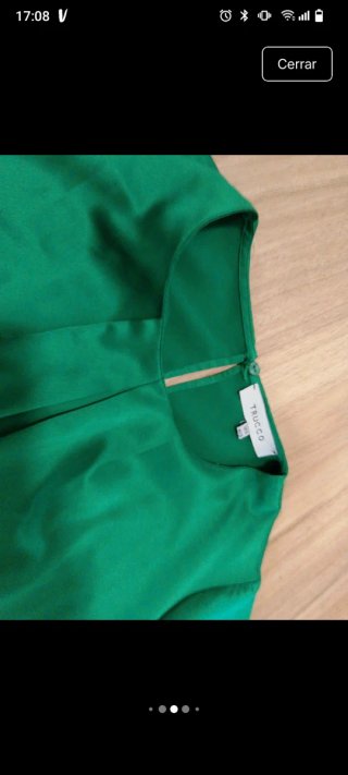 Blusa Trucco Verde Talla 36