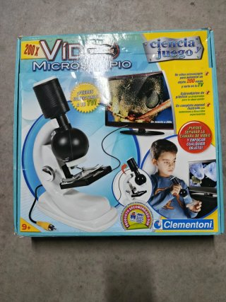 Microscopio Clementoni Video 200x TV