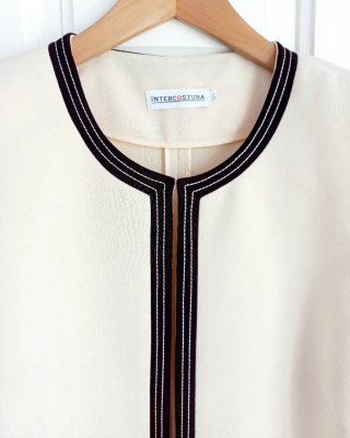 Chaqueta Blazer Vintage INTERCOSTURA Beige
