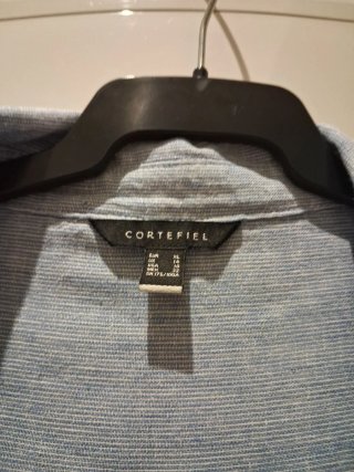 Blusa Cortefiel Rayas Azul y Blanco