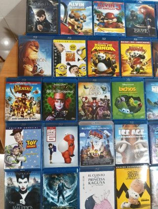 Offerta Lote Bluray Film d'animazione dvd