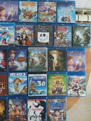 Offerta Lote Bluray Film d'animazione dvd