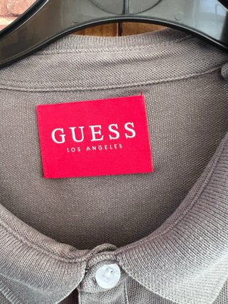 Polo Guess Gris Hombre Talla L