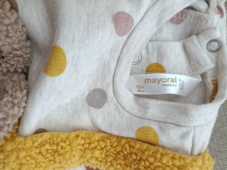 Conjunto Mayoral bebé invierno 12 meses osos