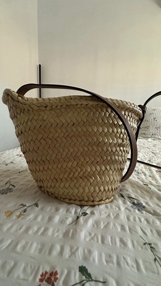 Bolso de paja Loewe