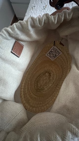 Bolso de paja Loewe