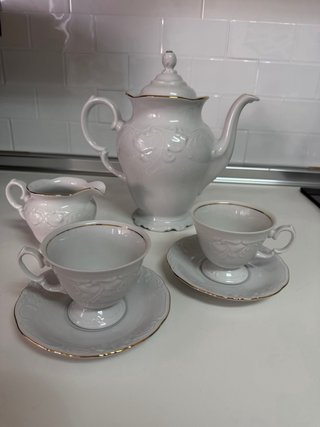 Juego de té de porcelana Alhambra