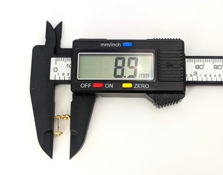 Pendiente Osos de oro de 18k, 0.5 g.