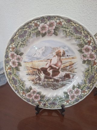 Conjunto 4 Platos Cerámica Churchill